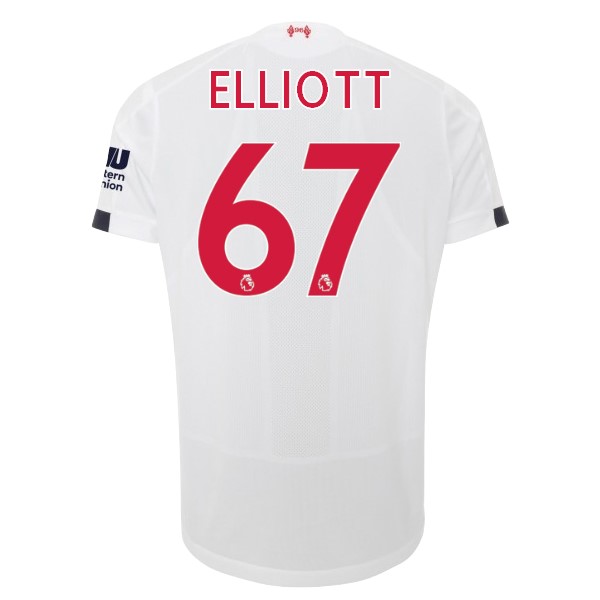 Camiseta Liverpool NO.67 Elliott 2ª Kit 2019 2020 Blanco